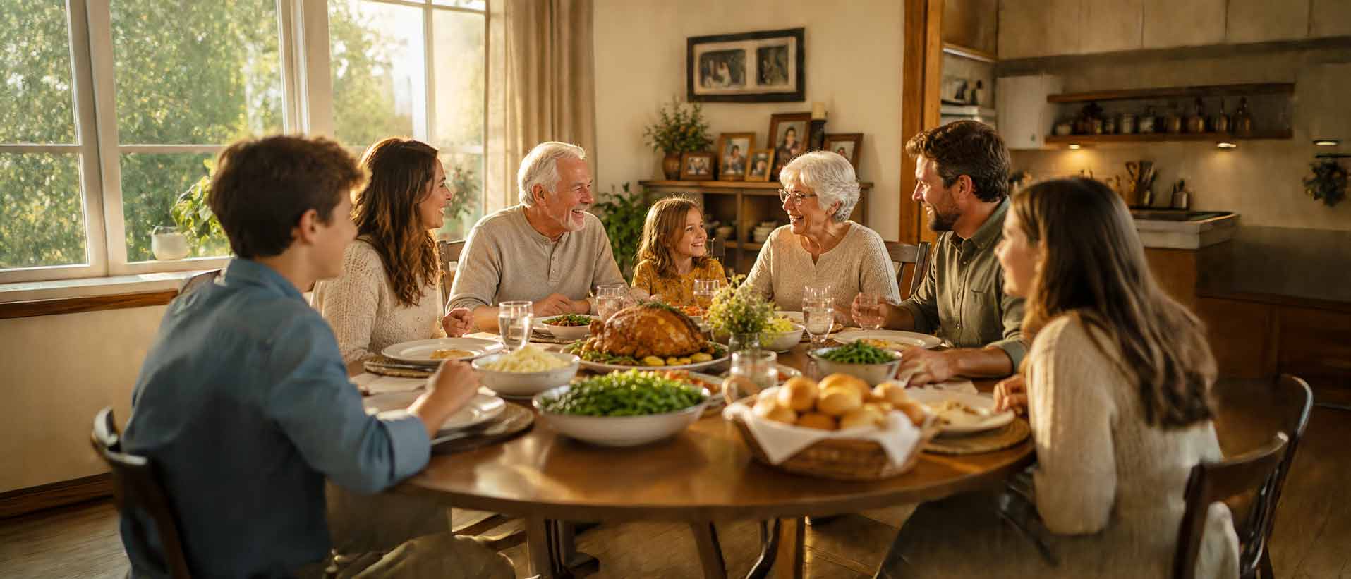 large family dinner